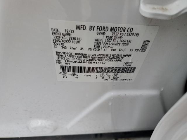 Photo 12 VIN: 2FMDK4AK6EBA17762 - FORD EDGE SPORT 