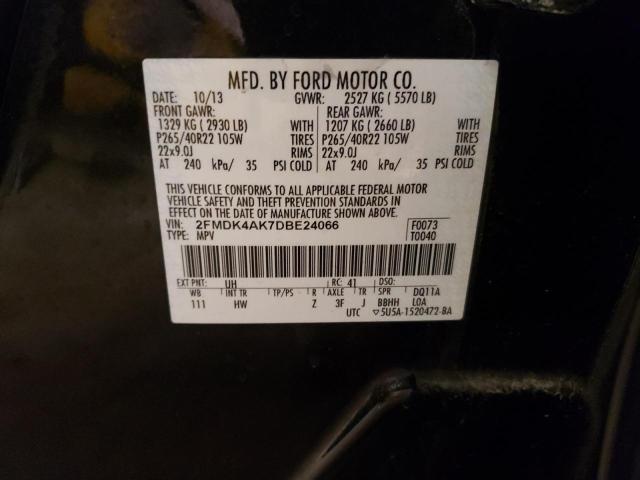 Photo 12 VIN: 2FMDK4AK7DBE24066 - FORD EDGE SPORT 