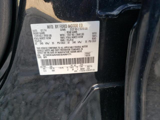 Photo 9 VIN: 2FMDK4AK8EBA99171 - FORD EDGE SPORT 