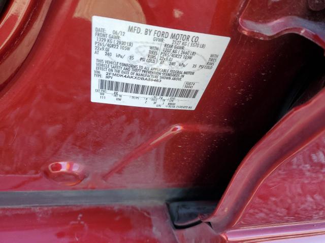 Photo 11 VIN: 2FMDK4AKXDBA59463 - FORD EDGE SPORT 