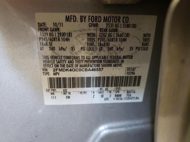 Photo 12 VIN: 2FMDK4GC0CBA46557 - FORD EDGE SE 