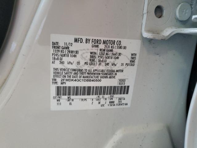 Photo 12 VIN: 2FMDK4GC1DBB40500 - FORD EDGE SE 