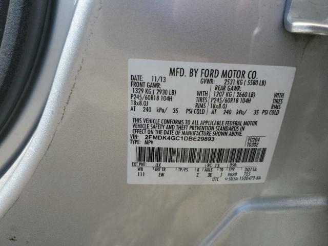 Photo 13 VIN: 2FMDK4GC1DBE29893 - FORD EDGE SE 