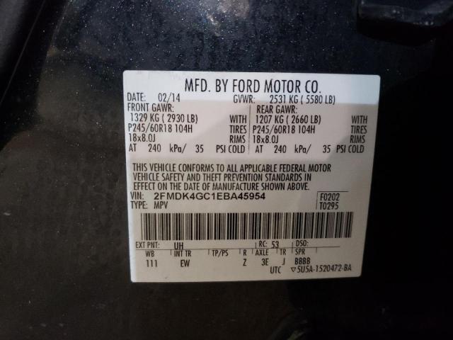 Photo 9 VIN: 2FMDK4GC1EBA45954 - FORD EDGE SE 