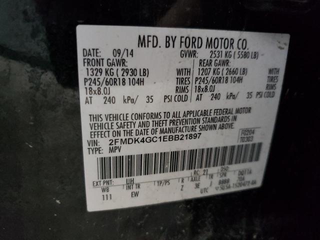 Photo 12 VIN: 2FMDK4GC1EBB21897 - FORD EDGE SE 