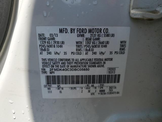 Photo 12 VIN: 2FMDK4GC3DBC05850 - FORD EDGE 