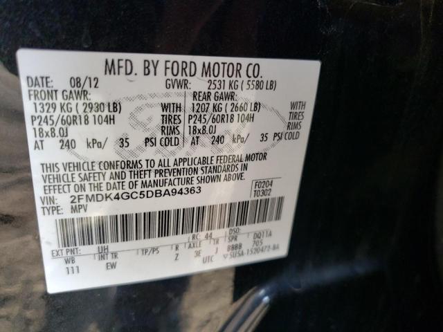 Photo 9 VIN: 2FMDK4GC5DBA94363 - FORD EDGE SE 