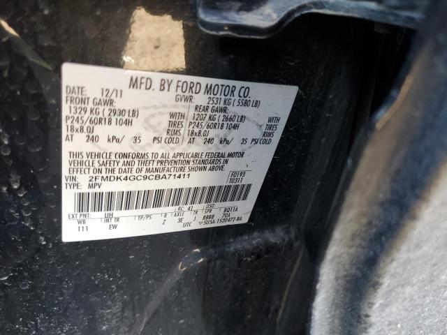 Photo 12 VIN: 2FMDK4GC9CBA71411 - FORD EDGE SE 