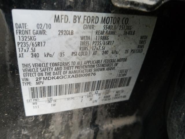 Photo 9 VIN: 2FMDK4GCXABB09676 - FORD EDGE SE 