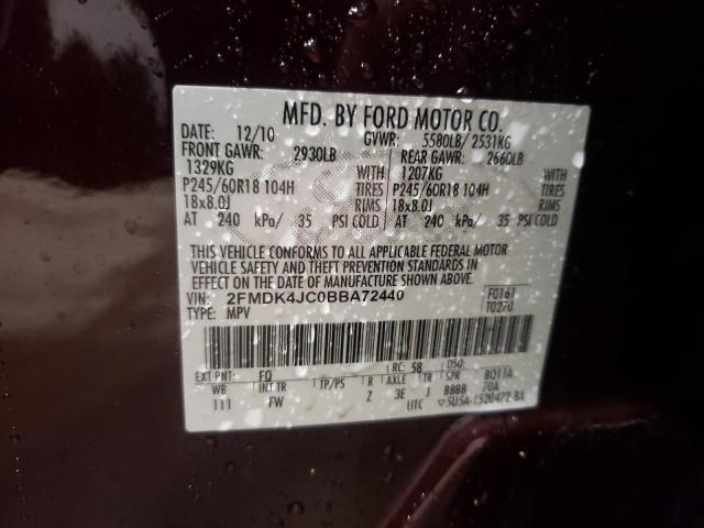 Photo 13 VIN: 2FMDK4JC0BBA72440 - FORD EDGE SEL 