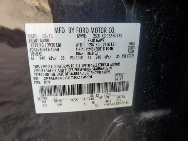 Photo 12 VIN: 2FMDK4JC0DBC79994 - FORD EDGE 