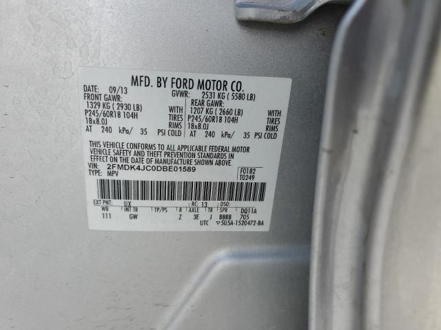 Photo 13 VIN: 2FMDK4JC0DBE01589 - FORD EDGE 