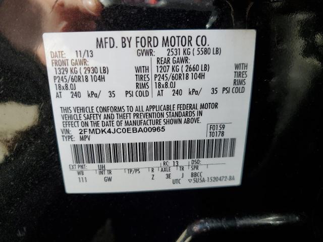 Photo 12 VIN: 2FMDK4JC0EBA00965 - FORD EDGE 