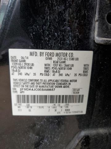 Photo 11 VIN: 2FMDK4JC0EBA88657 - FORD EDGE 