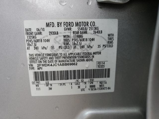 Photo 12 VIN: 2FMDK4JC1ABB69662 - FORD EDGE 