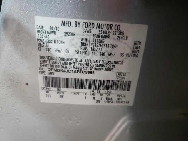 Photo 12 VIN: 2FMDK4JC1ABB78586 - FORD EDGE SEL 