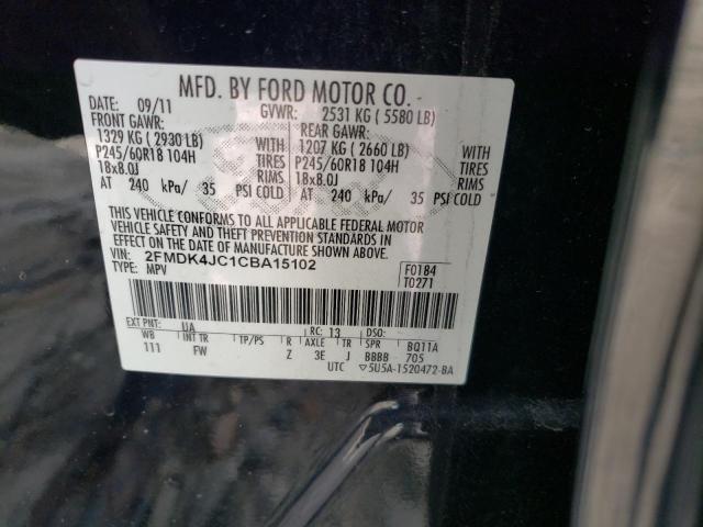 Photo 12 VIN: 2FMDK4JC1CBA15102 - FORD EDGE 