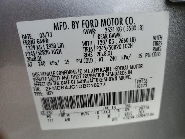 Photo 12 VIN: 2FMDK4JC1DBC10277 - FORD EDGE SEL 