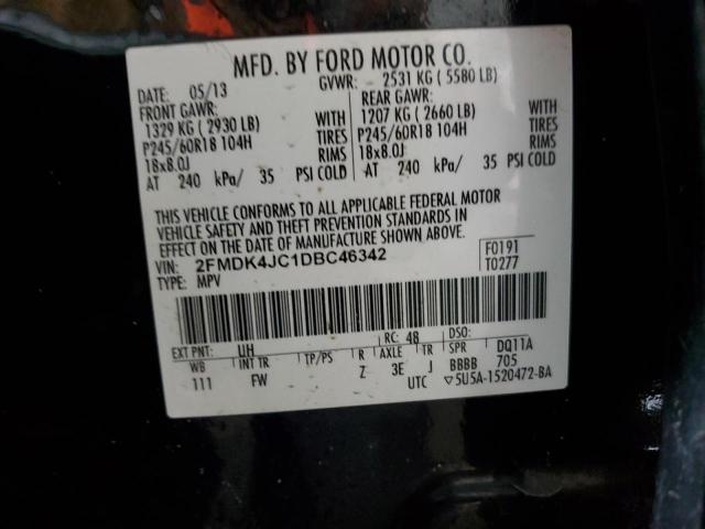 Photo 13 VIN: 2FMDK4JC1DBC46342 - FORD EDGE SEL 