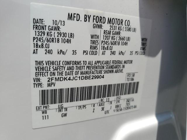 Photo 13 VIN: 2FMDK4JC1DBE29904 - FORD EDGE 