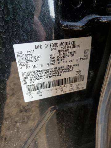 Photo 12 VIN: 2FMDK4JC1EBB74494 - FORD EDGE SEL 