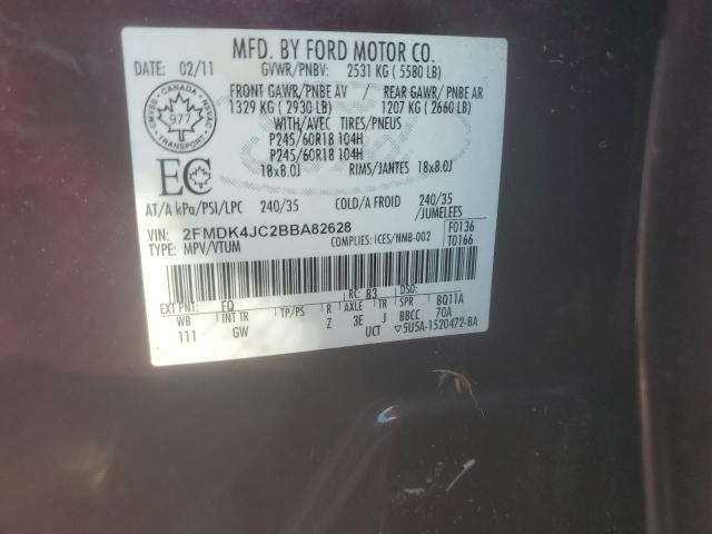 Photo 13 VIN: 2FMDK4JC2BBA82628 - FORD EDGE SEL 