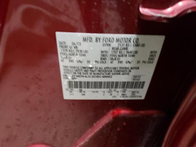 Photo 11 VIN: 2FMDK4JC2DBC48682 - FORD EDGE SEL 