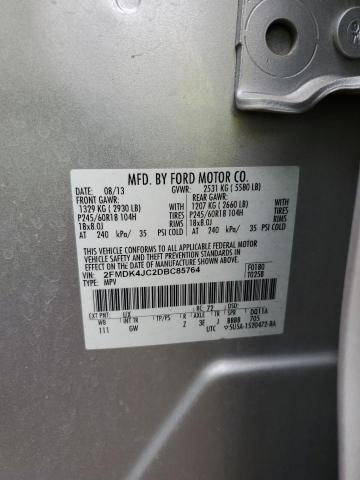 Photo 12 VIN: 2FMDK4JC2DBC85764 - FORD EDGE SEL 