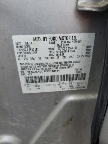 Photo 13 VIN: 2FMDK4JC2EBB12134 - FORD EDGE SEL 