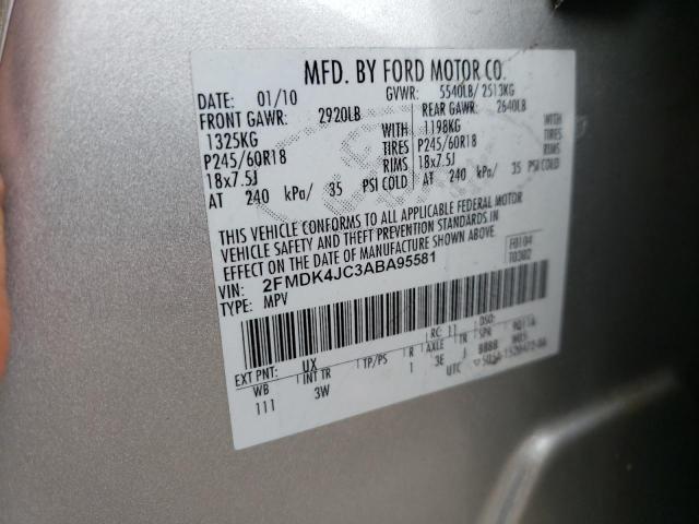 Photo 12 VIN: 2FMDK4JC3ABA95581 - FORD EDGE 