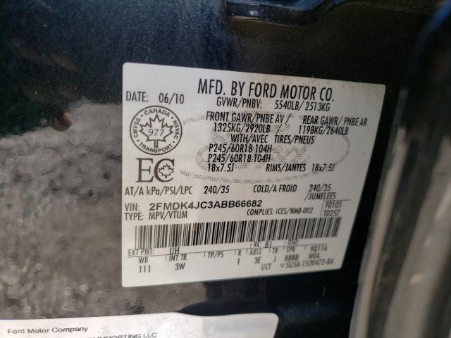 Photo 9 VIN: 2FMDK4JC3ABB66682 - FORD EDGE SEL 