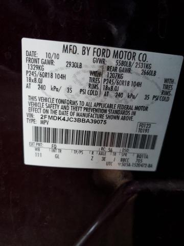 Photo 11 VIN: 2FMDK4JC3BBA39075 - FORD EDGE 