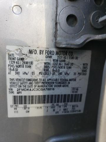 Photo 12 VIN: 2FMDK4JC3CBA78816 - FORD EDGE SEL 