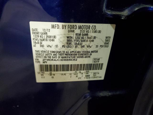 Photo 13 VIN: 2FMDK4JC3DBB56352 - FORD EDGE 