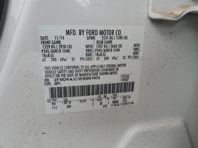 Photo 11 VIN: 2FMDK4JC3EBB81902 - FORD EDGE 