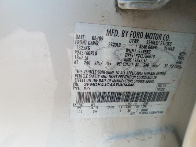 Photo 9 VIN: 2FMDK4JC4ABA04446 - FORD EDGE SEL 