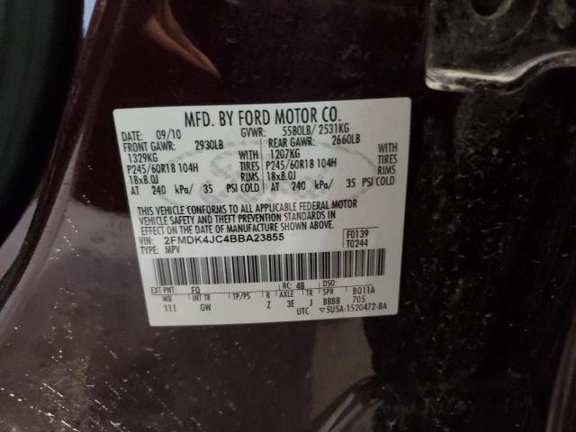 Photo 12 VIN: 2FMDK4JC4BBA23855 - FORD EDGE SEL 