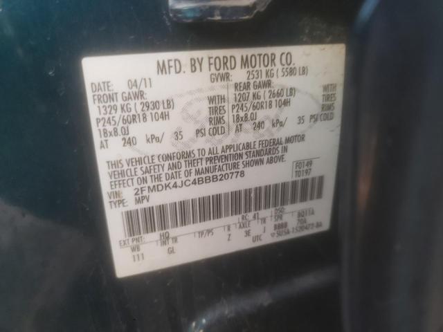 Photo 12 VIN: 2FMDK4JC4BBB20778 - FORD EDGE SEL 