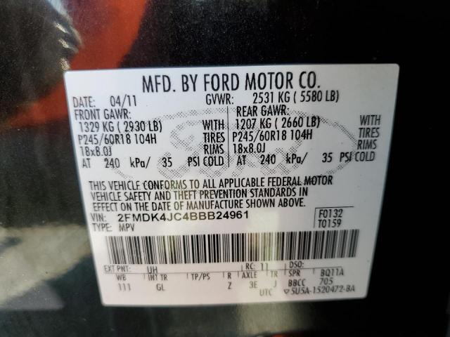 Photo 12 VIN: 2FMDK4JC4BBB24961 - FORD EDGE SEL 