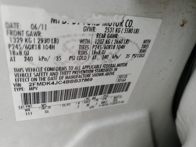 Photo 12 VIN: 2FMDK4JC4BBB37869 - FORD EDGE 