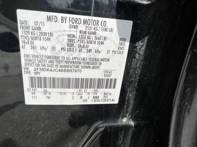 Photo 9 VIN: 2FMDK4JC4BBB57670 - FORD EDGE 