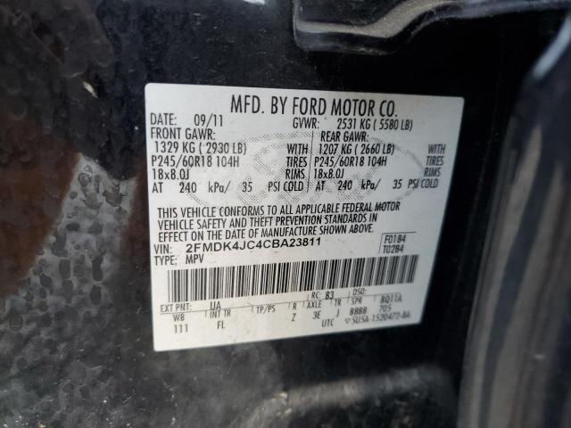 Photo 12 VIN: 2FMDK4JC4CBA23811 - FORD EDGE SEL 