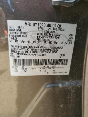 Photo 12 VIN: 2FMDK4JC4DBA07268 - FORD EDGE 