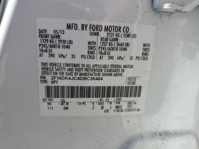 Photo 12 VIN: 2FMDK4JC4DBC36484 - FORD EDGE 