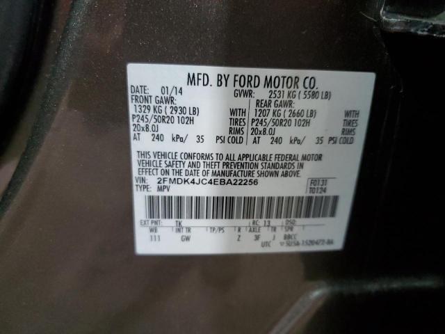 Photo 12 VIN: 2FMDK4JC4EBA22256 - FORD EDGE 