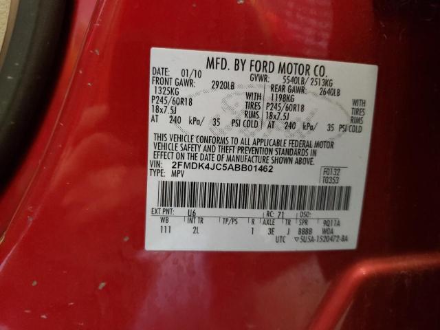 Photo 12 VIN: 2FMDK4JC5ABB01462 - FORD EDGE 