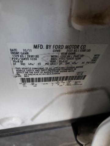 Photo 11 VIN: 2FMDK4JC5CBA35806 - FORD EDGE 