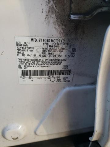 Photo 12 VIN: 2FMDK4JC5CBA44831 - FORD EDGE SEL 