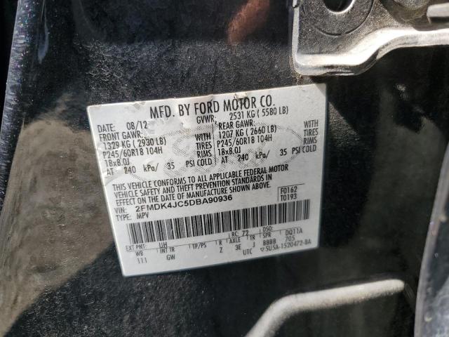 Photo 9 VIN: 2FMDK4JC5DBA90936 - FORD EDGE SEL 