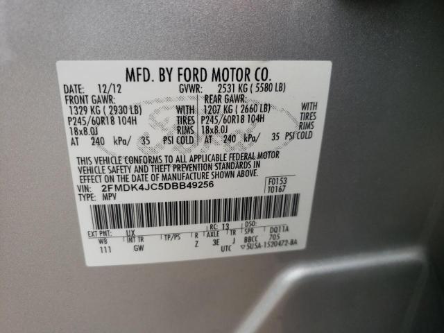 Photo 12 VIN: 2FMDK4JC5DBB49256 - FORD EDGE SEL 